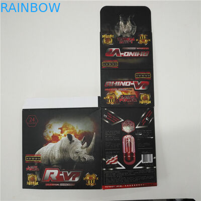 ABS Materiële Plastic Rinoceros 12 van Pillenflessen de Vertoningsdoos van de Blaar Verpakkende Kaart