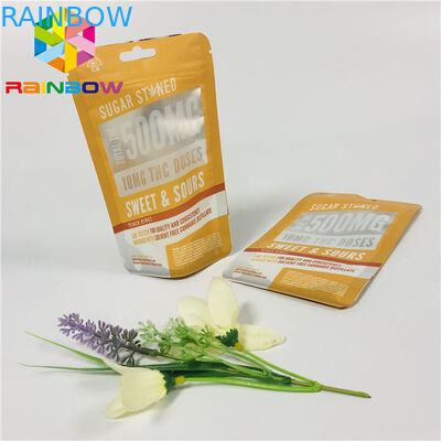 De Plastic Zakken die van snacknoten Customzied verpakken die Duidelijk Venster met Resealable Ritssluiting drukken