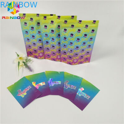 De de Foliezak die van het geurbewijs Runtz-Zakkenkoekjes/Pil verpakken/Kleverig draagt Toepassing