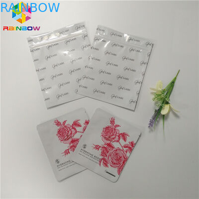 De Plastic Kosmetische Zakken van het aluminiumfoliesachet voor Gezichtsmasker/Wimperverpakking