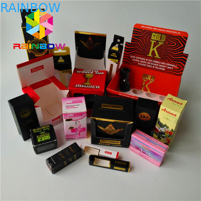 CBD-Etherische oliefles Verpakkingsvakje Lage de Douanedruk 1oz van Moq 2 Oz Gerecycleerd Kaartdocument