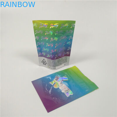 Van de het Aluminiumfolie van het kindbewijs de Zak Verpakkende Tribune op Zak voor Marihuana Kleverig Suikergoed