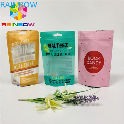 De Plastic Zakken die van de voedselrang Gelamineerde Tribune op Ritssluitingszak Aangepast Embleem verpakken