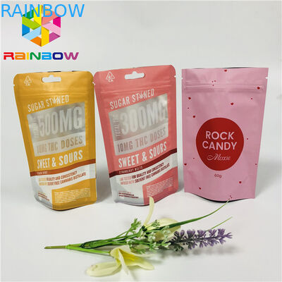 De Plastic Zakken die van de voedselrang Gelamineerde Tribune op Ritssluitingszak Aangepast Embleem verpakken