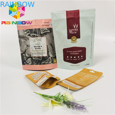 Steentheezakjes die Tribune op Aluminiumfoliezak verpakken met Ritssluiting/Inkeping scheuren