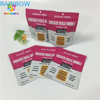 Resealable Plastic Folie Biologisch afbreekbare Digitale Druk van Verpakkingszakken voor Chocolade/Kaas