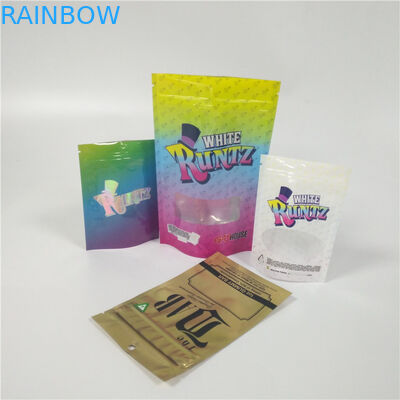 Beëindigt de douane Gedrukte Tribunezak die Glanzende Oppervlakte verpakken omhoog Cbd met Venster