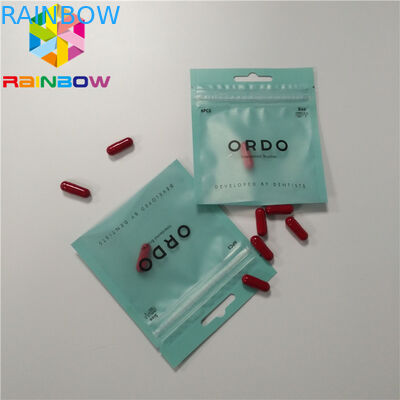 3 de zijverbinding Verzegelde de Zak van de Pillenfolie Druk van de de Ritssluitingsdouane van de Verpakkingsaluminiumfolie