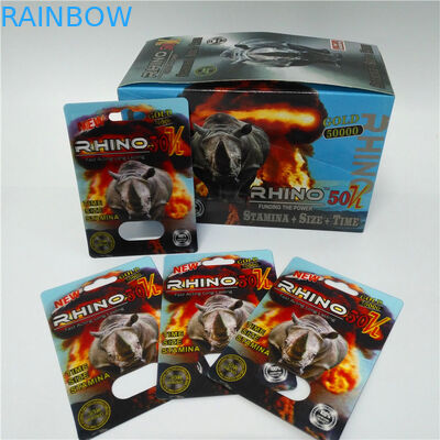 Eerste van de de Prestatiesverhoging van ZEN Mannelijk Seksueel van de de Pillenblaar Verpakkend het Document Vakje