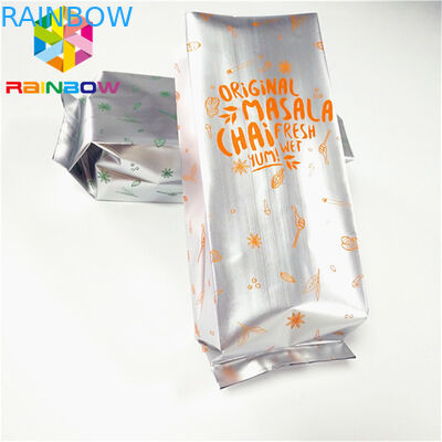 Gelamineerde Plastic Zakken die Zijhoekplaathitte verpakken - verzegel de Vacuüm Bulkzak van de Theeklep