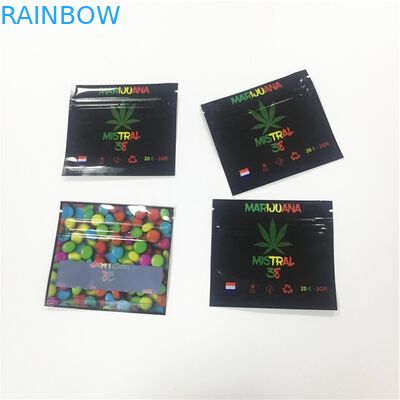 Gelamineerde Materiële Plastic Zakken die Gedrukte Douane verpakken van de het Suikergoedzak van CBD de Kleverige