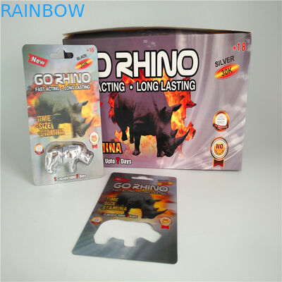 Van het het Pak de Verpakkende Tussenvoegsel van de diablaar van de de Kaart Mannelijke Verhoging van de de Pillen 3D Kaart Verpakkende Zakken