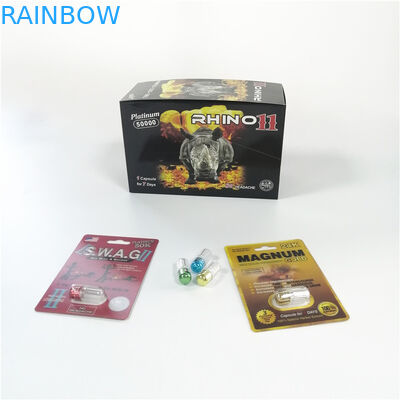 Medische de Kaart Verpakkende Rinoceros 11 van de Gebruiksblaar Pak van de de Inventarisblaar van de Anderhalve liter fles24k 3D Kaart