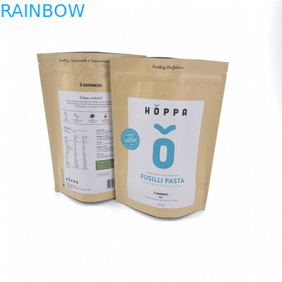 Rekupereerbaar Kraftpapier paste Document Zakken Privé Etiket Duurzaam voor de Verpakking van Voedsel aan