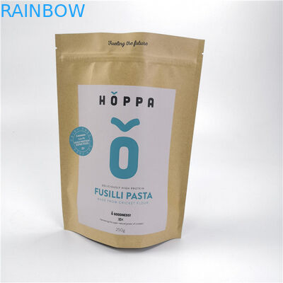 Rekupereerbaar Kraftpapier paste Document Zakken Privé Etiket Duurzaam voor de Verpakking van Voedsel aan