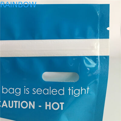 De de Bodemhoekplaat van de microgolfstoom doet Glanzende Tribune op de Plastic Zak van de Sterilisatorretort in zakken