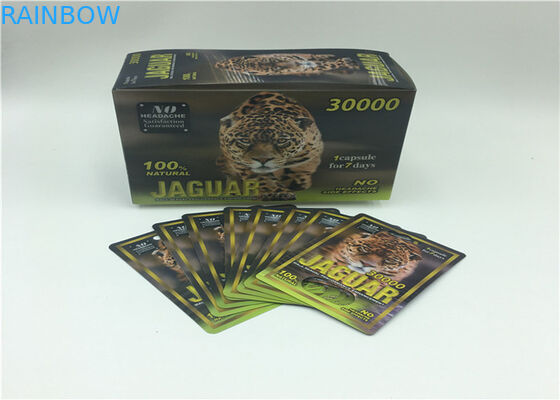 Zwarte Blaarkaart die FX verpakken het Document van de 35000 Reeksenvertoning Vakje voor Mannelijke Verhogingspillen