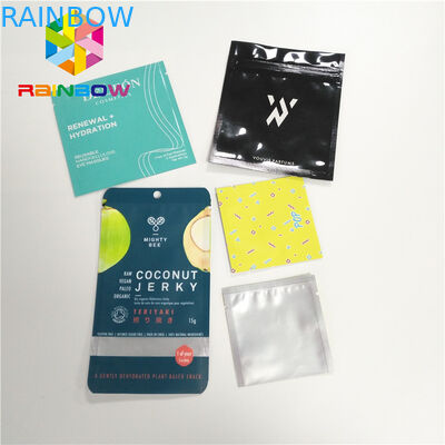 Verpakkende Zakken Drie van de steenaluminiumfolie Zijverbindingszak voor Kosmetisch Make-uppak