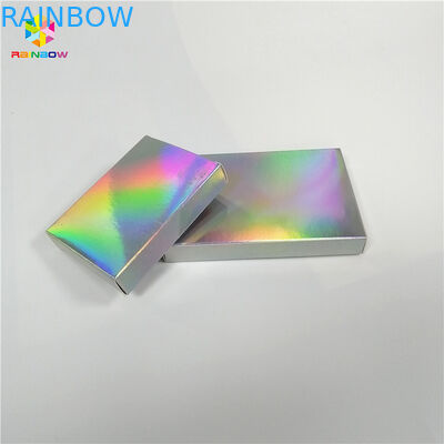 Aangepast Gedrukt schitter Document Vakje die Kosmetische Holografische Laser voor Gift verpakken