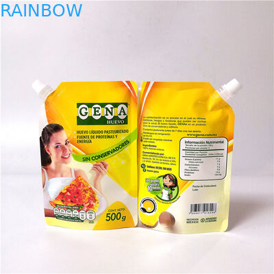 Plastic Dranktribune op Gespoten Zak van het Zakken de Opnieuw te gebruiken Vruchtensap Drank met GLB