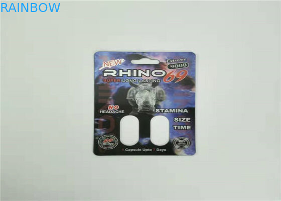 Mamba 3d Effect Blaarkaart die Aangepaste Druk voor de Pillen van het Capsulegeslacht verpakken