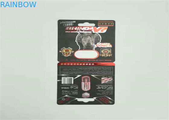 Van het het Pak Verpakkende Hologram van de Eco Vriendschappelijke Blaar het Document van de de Folie Grote Jongen 6X Kaart met Vertoningsvakje