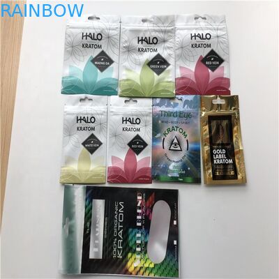 Resealable Drie - Kant Verzegeld Vochtbestendig de Zakvoedsel van de Aluminiumfolieritssluiting