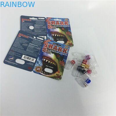 De Pillencapsules die van de rinoceros Mannelijke Verhoging Vakjes het Document van de Blaarhaai Kaarten verpakken