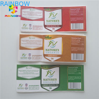 Het druppelbuisje krimpt van het de Stickersflesje van Kokeretiketten Farmaceutische het Glas30ml Fles voor Steroïden