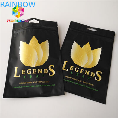 De douane drukte van de Foliemylar van de Tribunezak van de de Ritssluitingspijp omhoog het Plastic Gebruik van het de Zakkruid