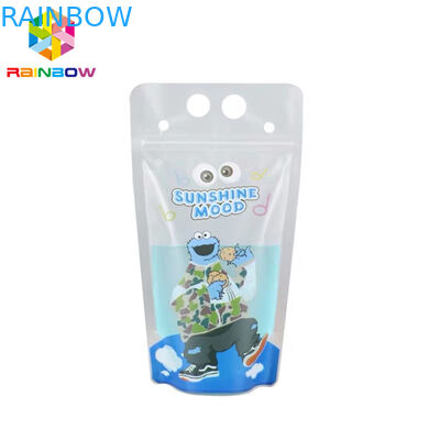 Gravure die Plastic Zak drukt die Kleurrijk Stro voor de Verpakking van Vloeibare Drank verpakt