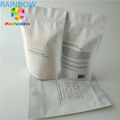 Schrobt de ritssluiting Gedrukte Folietribune op Kosmetische Verpakkende Zakkokosnoot/het Koffielichaam