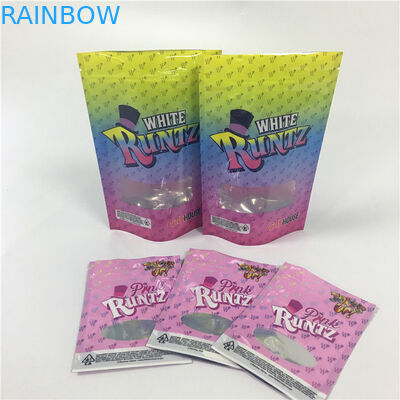 De Kruidenwierook die van het geurbewijs de Minizakken van het Bladkoekjes van het Ritssluitingsonkruid Plastic CBD verpakken