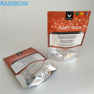 Resealable de Zakvoedsel Vochtbestendige Drie van de Aluminiumfolieritssluiting - Verzegelde Kant