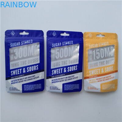 Resealable de Zakvoedsel Vochtbestendige Drie van de Aluminiumfolieritssluiting - Verzegelde Kant