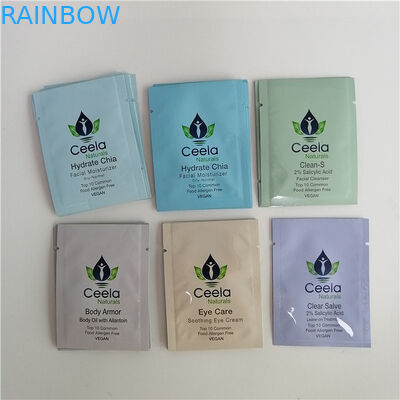 De Plastic Zakken die van de aluminiumfolieritssluiting Resealable Verzegelde Kant Drie verpakken