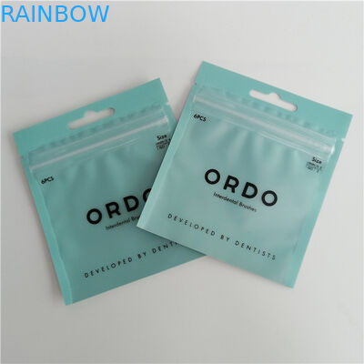 De Plastic Zakken die van de aluminiumfolieritssluiting Resealable Verzegelde Kant Drie verpakken