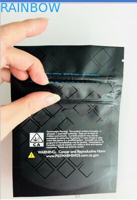 De duurzame Aangepaste Zak van het de Koekjes Holografische Onkruid van Runtz Mylar van Ritssluitings Plastic Zakken