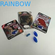 De grote Jongens9x Document Capsule van de het Geslachtspil van de Blaarkaart Verpakkende met Transparante Stickers verschroeit Flessen