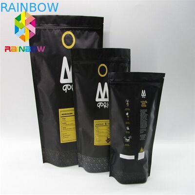 Hitte - de Plastic Zakken die van het verbindingsvoedsel Resealable Koffiezakken Aangepaste Grootte verpakken