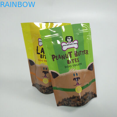 Digitale Druktribune op van het de ZakkenVoedsel voor huisdieren van de Ritssluitingszak de Verpakkingskunststof