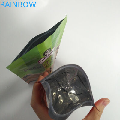 Digitale Druktribune op van het de ZakkenVoedsel voor huisdieren van de Ritssluitingszak de Verpakkingskunststof