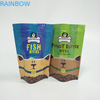 Digitale Druktribune op van het de ZakkenVoedsel voor huisdieren van de Ritssluitingszak de Verpakkingskunststof