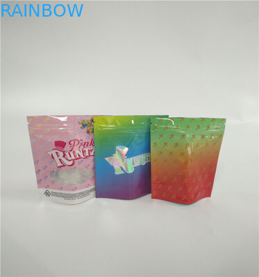 Rekupereerbare Ritssluitings Plastic Kruidenwierook die Doypack-het Gedrukte Embleem van de Ritssluitingszak Douane verpakken