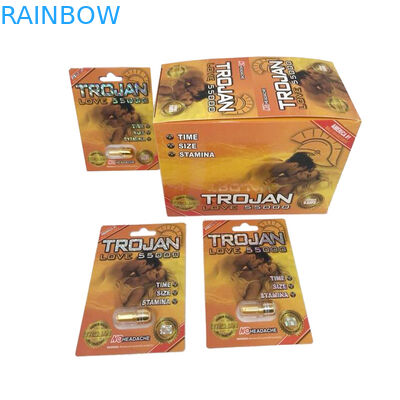 Rinoceros 69 Plastic de Kaartblaar die van de Capsulepil Zwarte Panter/Mamba verpakken/Rinoceros V7