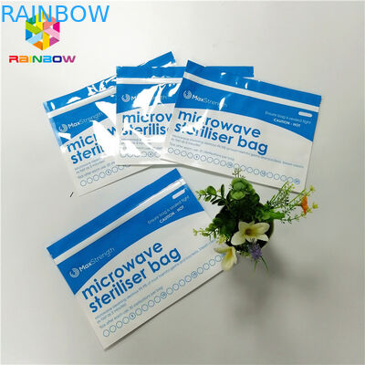 De plastic Tribune van de Microgolfsterilisator op de Zakken van de Ritssluitingszak voor Babyvoeder/Fles