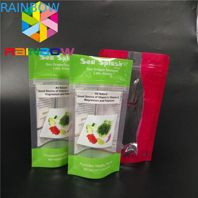 Biologisch afbreekbare Aluminiumfolietribune op Zak van het de Kruimeltaart Zoute Lichaam van het Zak de Verpakkende Bad