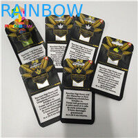 De de Aluminiumfoliezakken van de Resealabelritssluiting staan CBD-het Suikergoedverpakking op van Oliegummies