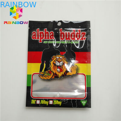 De UV van de de Zak Verpakkende Geur van de Drukfolie van het Bewijsmylar van de Koekjeszakken Zakken van de de Ritssluitingsfolie Resealable Stand-up