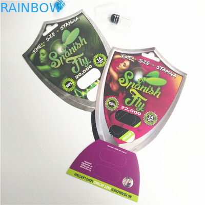 De Capsuleblaar van de rinocerospil van de de Vertoningsdoos van Verpakkingskaarten Mannelijke Seksuele de Prestatiesverhoging